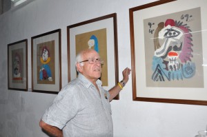 Durante una semana, parte de la colección fue exhibida en la Galería de Arte Oscar Fernández Morera. (Foto: Vicente Brito)