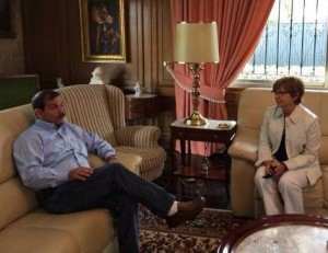 Fernando González Llort en Madrid. Foto: Embajada de Cuba en España.