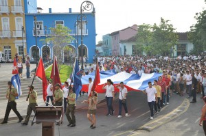 La Marcha Estudiantil y Juvenil Los Pinos Nuevos constituye una iniciativa del Buró Nacional de la UJC. (Foto: Vicente Brito)