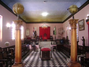 Salón principal de la Logia Obreros del Yayabo.