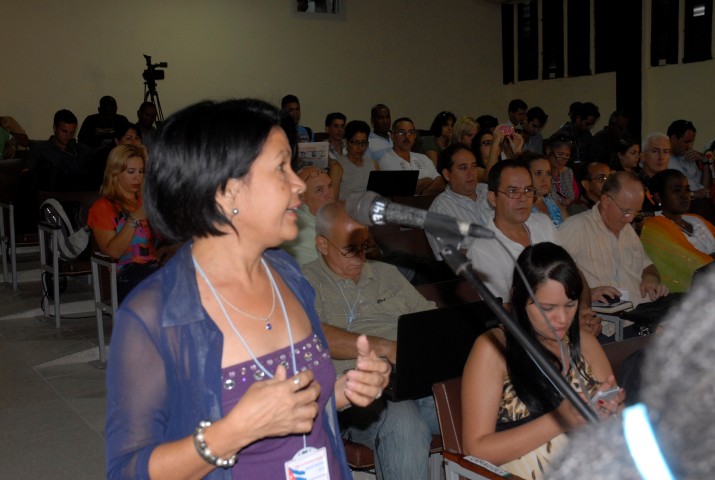 Delia Proenza, periodista de Escambray (Foto: Reidel Gallo).