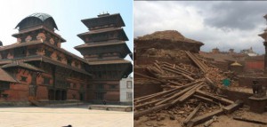 El viejo Palacio Real de Katmandú quedó totalmente destruido, luego del sismo. Esta estructura pertenecía a una de las joyas arquitectónicas del país.