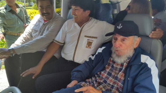 cuba, fidel castro, lider cubano, evo morales, bolivia, nicolas maduro, venezuela