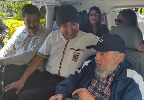 cuba, fidel castro, lider cubano, evo morales, bolivia, nicolas maduro, venezuela