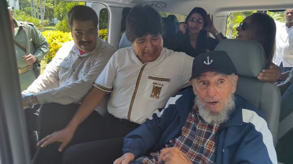 cuba, fidel castro, lider cubano, evo morales, bolivia, nicolas maduro, venezuela