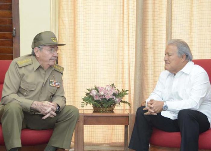 cuba, raul castro, el salvador, salvador sanchez ceren