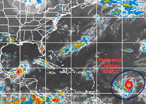 cuba, pronostico del tiempo, tormenta tropical, erika