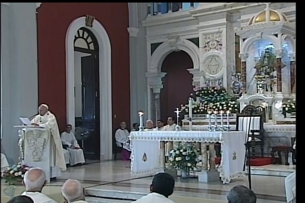 cuba, papa francisco en cuba, el cobre, santa misa, raul castro, virgen de la caridad del cobre, santiago de cuba