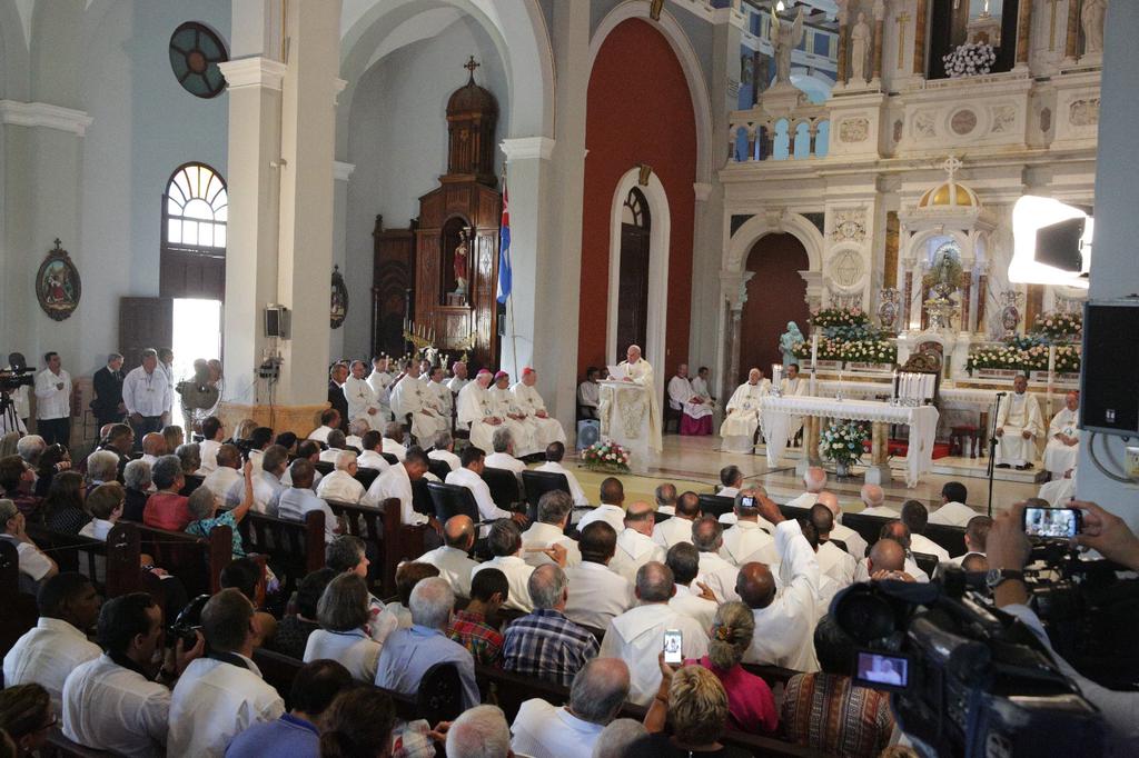 Papa Francisco oficia la útlima de sus misas en Cuba. (Foto: ACI Prensa)