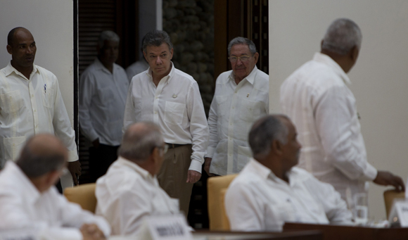 colombia, paz en colombia, farc-ep, juan manuel santos, raul castro, cuba