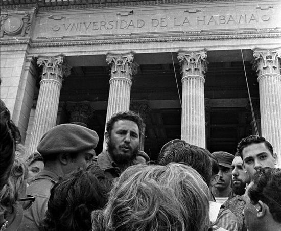 cuba, fidel castro, universidad de la habana, federacion estudiantil universitaria, feu