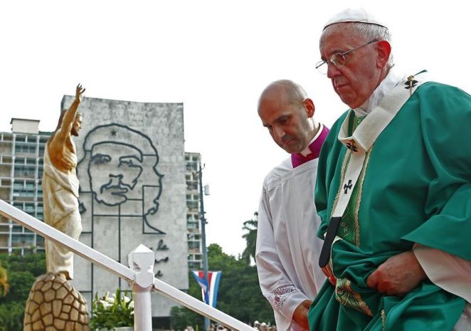 cuba, papa francisco en cuba, misa, plaza de la revolucion, la habana, vaticano, raul castro