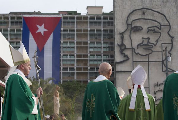 papa francisco, cuba, plaza de la revolucion, misa, para francisco en cuba, raul castro, la habana