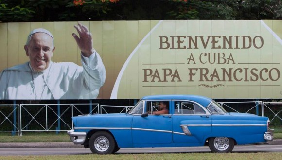 Cuba recibe con alegría al Papa Francisco.