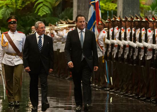 cuba, panama, raul castro, juan carlos varela, presidente de panama, migracion