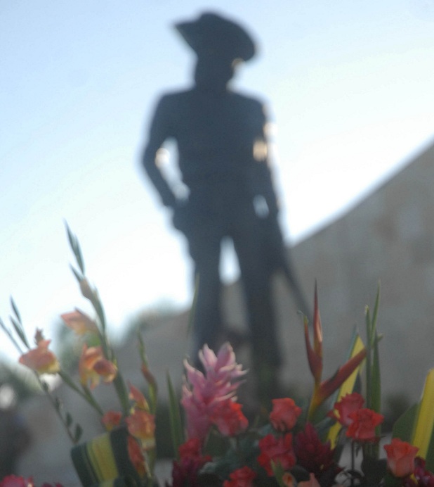 Yaguajay rinde tributo a su héroe. (Foto: Oscar Alfonso)