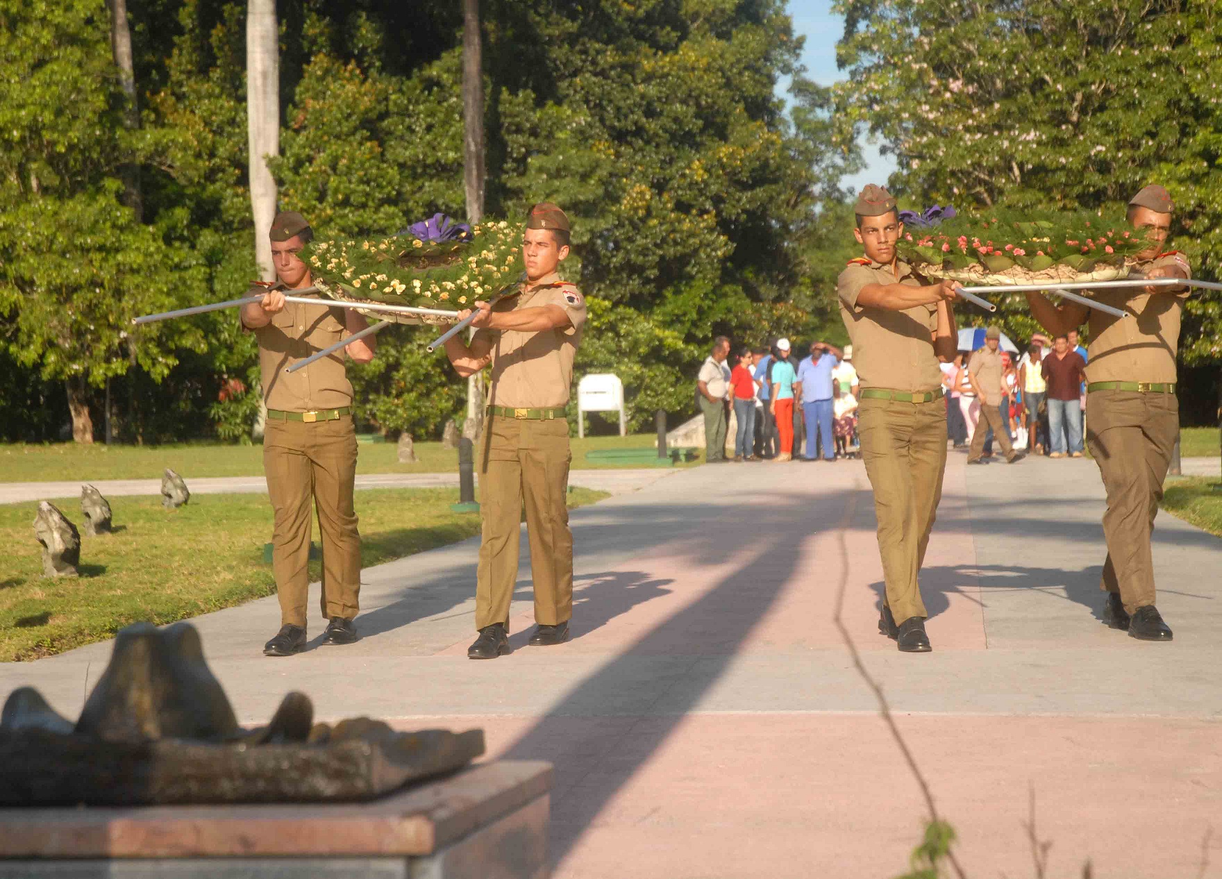 El pueblo de Yaguajay rindió homenaje a Camilo Cienfuegos. (Foto: Oscar Alfonso)