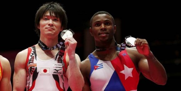 Manrique fue la gran sorpresa del mundial con su Plata en el All Around. (Foto: Reuters)