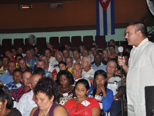 sancti spiritus, asamblea municipal del partido, pcc, la sierpe, arroz