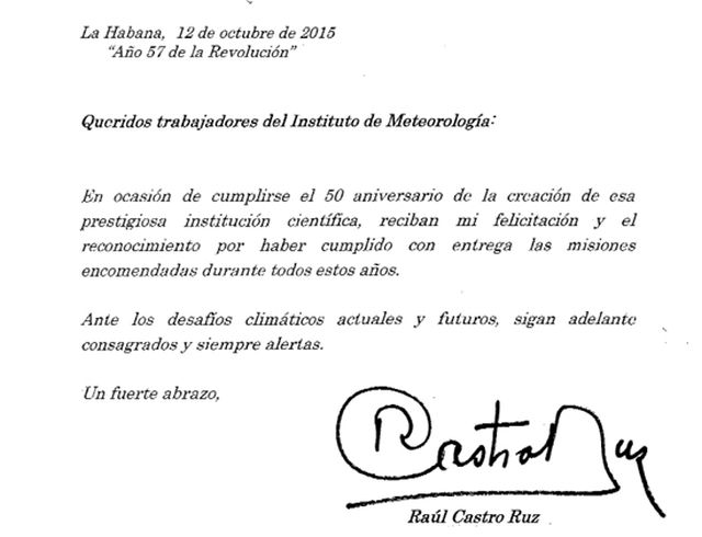 cuba, meteorologia, raul castro, instituto de meteorologia