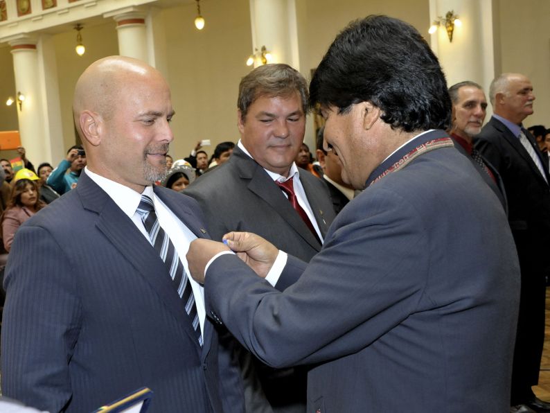 cuba, bolivia, heroes cubanos, evo morales