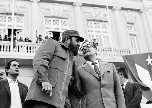 cuba, chile, fidel castro, salvador allende