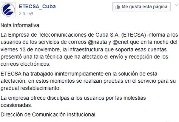 cuba, etecsa, correo nauta, internet, enet, correo electronica