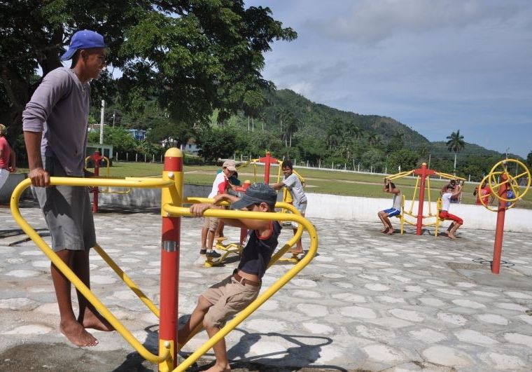 sancti spiritus, atletas, eide lino salabarria, gimnasio biosaludable