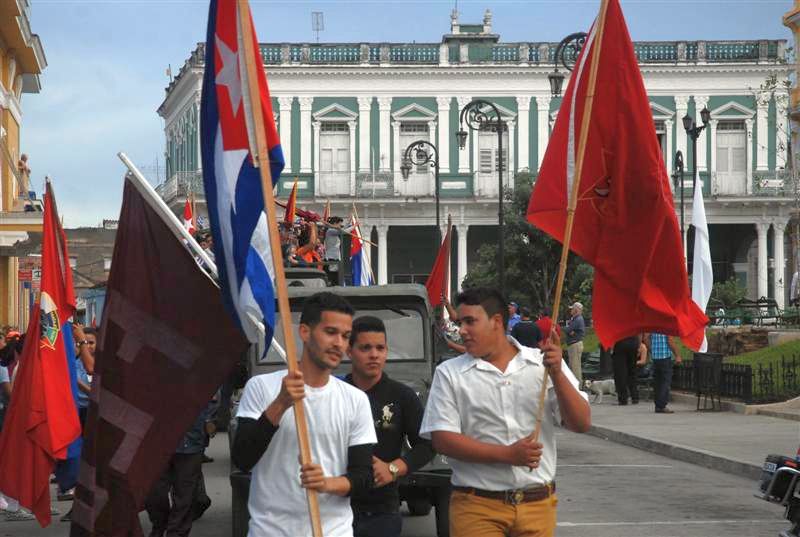 sancti spiritus, caravana de la libertad, ejercito rebelde, fidel castro