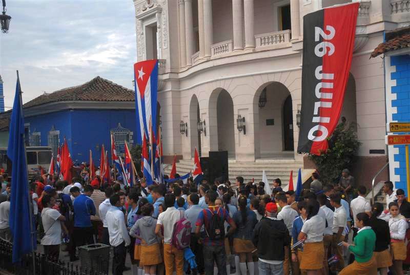 sancti spiritus, caravana de la libertad, ejercito rebelde, fidel castro