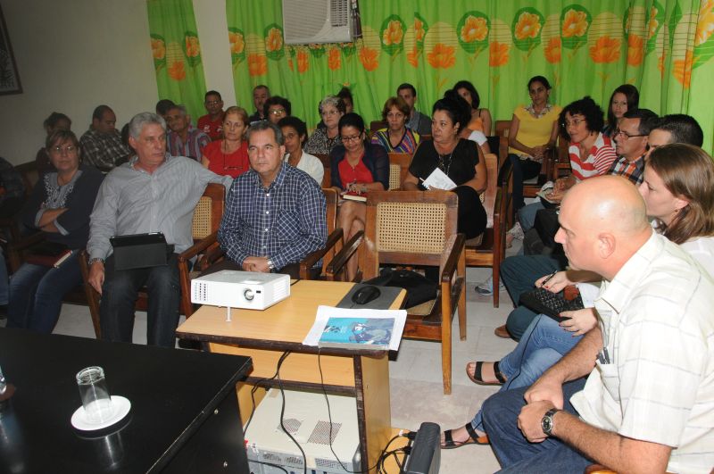 sancti spiritus, miguel diaz-canel, prim er vicepresidente de cuba, periodico escambray, prensa cubana