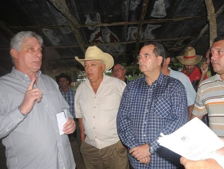 sancti spiritus, produccion de alimentos, miguel diaz-canel, primer vicepresidente de cuba, central uruguay, universidad jose marti, periodico escambray