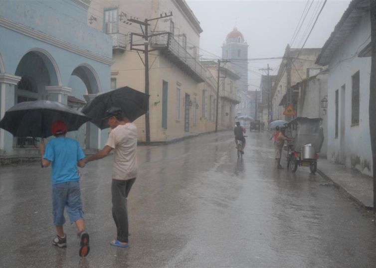 sancti spiritus, intensas lluvias, pronostico del tiempo, sequia