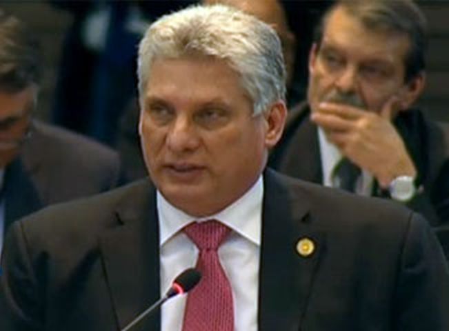 cuba, celac, IV cumbre de la celac, miguel diaz-canel, ecuador