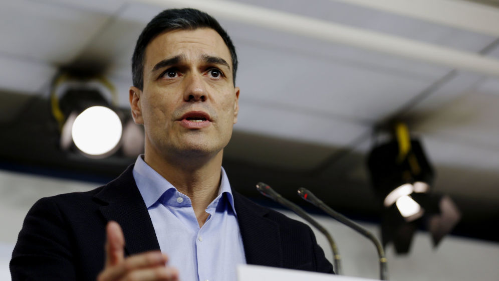 Pedro Sánchez ha sido cuestionado por la izquierda por su alianza con el partido de centro-derecha Ciudadanos (Foto: El Confidencial)
