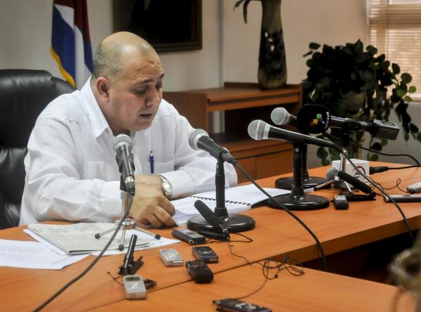 Dr.Roberto Morales Ojeda, Ministro de Salud Pública. (Foto ACN)