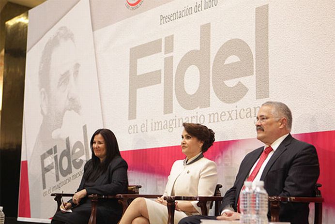 Presentación de libro sobre Fidel Castro en México. (Foto: Juventud Rebelde)