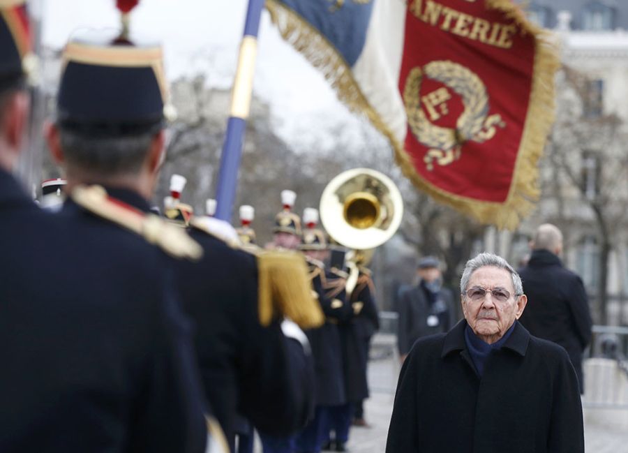 cuba, francia, raul castro, françois hollande