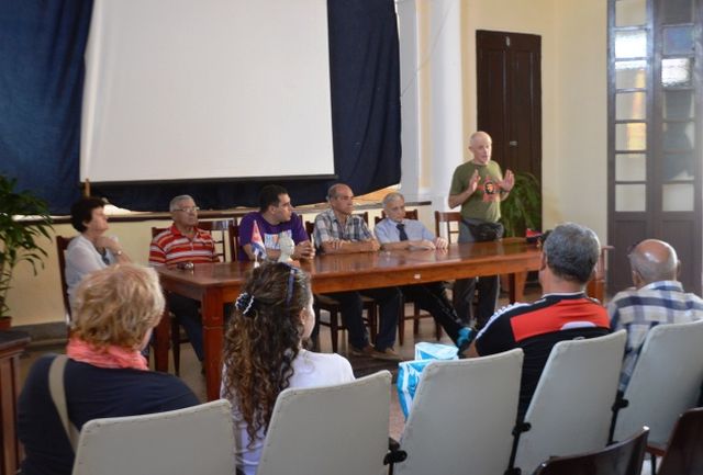 l encuentro tuvo lugar en el Museo Nacional de la Lucha contra Bandidos. (Foto: Carlos Luis Sotolongo/ Escambray)