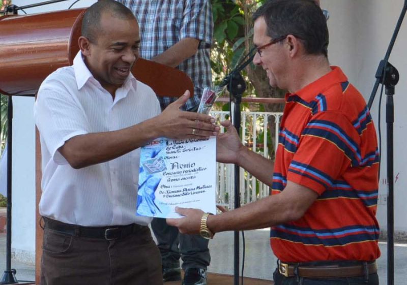 Sancti Spíritus, prensa cubana, dia de la prensa cubana, union de periodistas de cuba, upec, periodistas