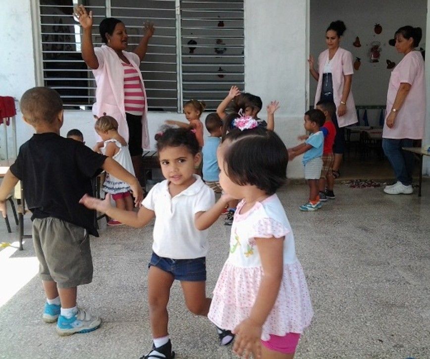 Los Círculos Infantiles nacieron hace 55 años, por iniciativa de Vilma Espín. (Foto: Delia Proenza)