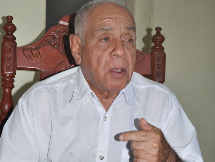 Félix de la Cruz: “Fuimos casi los primeros en entrar a Girón". (Foto: Vicente Brito / Escambray)