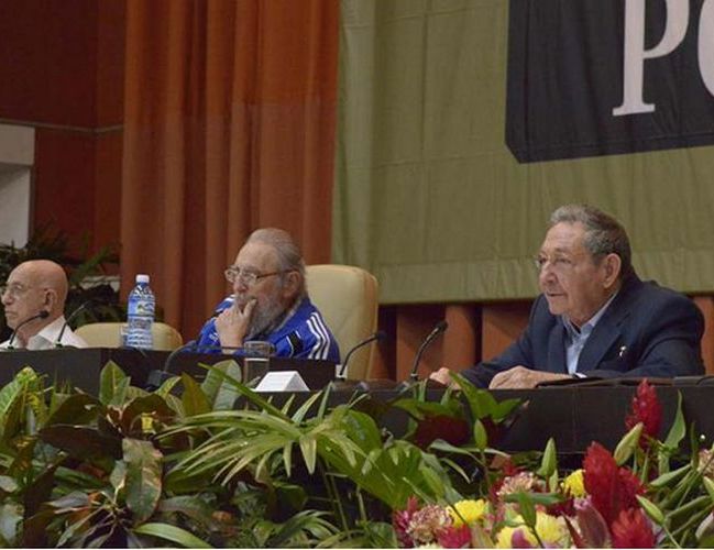 congreso del partido, VII congreso del partido comunista de cuba, VII congreso del PCC, raul castro, fidel castro