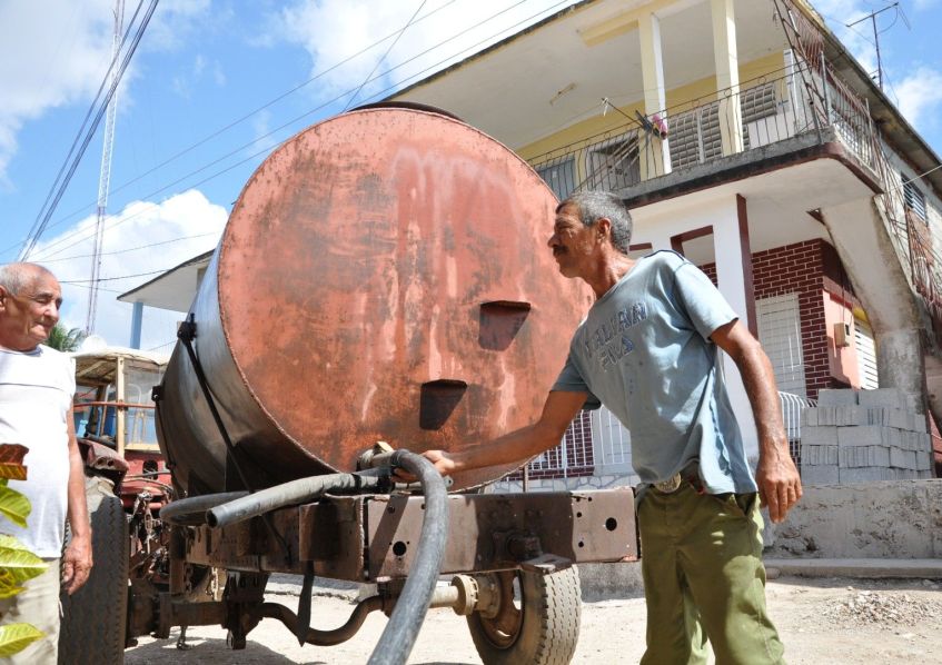 sancti spiritus, fomento, sequia, abasto de agua, recursos hidraulicos