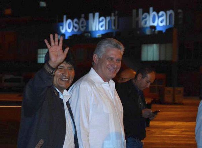 cuba, bolivia, evo morales, miguel diaz-canel