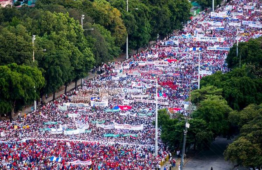 Cuba, primero de mayo, raul castro, la habana, Fidel castro, dia internacional de los trabajadores, 90 cumpleaños de Fidel castro