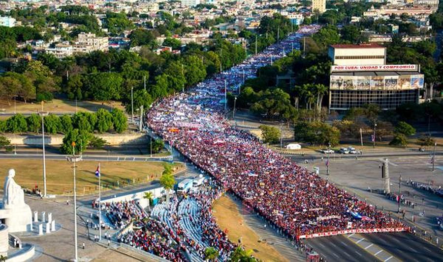 Cuba, primero de mayo, raul castro, la habana, Fidel castro, dia internacional de los trabajadores, 90 cumpleaños de Fidel castro