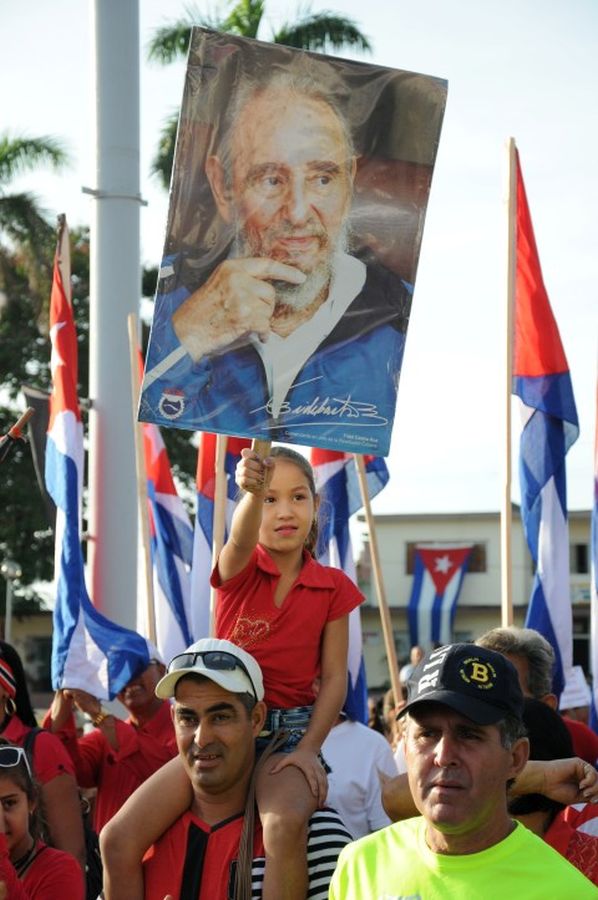 primero de  mayo, sancti spiritus, fidel castro, 90 cumpleaños de fidel castro, dia internacional de los trabajadores