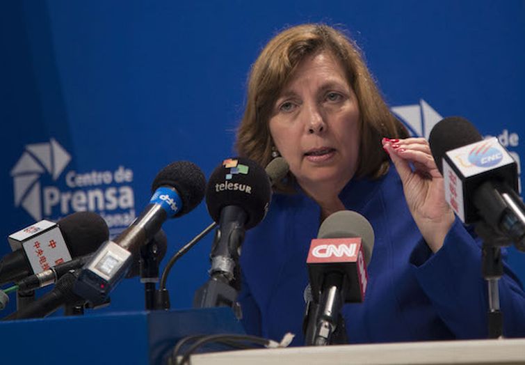 Josefina Vidal, directora General de Estados Unidos de la cancillería cubana y máxima representante de la Isla en la Comisión. (Foto: Ismael Francisco)