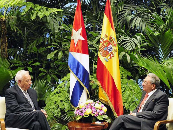 cuba, raul castro, españa, ose manuel garcia-margallo 